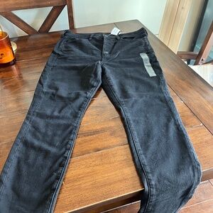AE black super high rise jegging